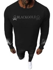 Megztinis vyrams Lack NB/MF2001-50048, juodas цена и информация | Мужские свитера | pigu.lt