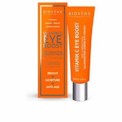 Paakių kremas Biovène Eye Contour Cream Vitamin C Boost, 30 ml kaina ir informacija | Paakių kremai, serumai | pigu.lt