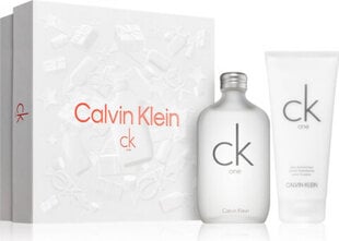 Rinkinys vyrams Calvin Klein One, 2 vnt EDT 200ml + kūno losjonas 200ml kaina ir informacija | Kvepalai vyrams | pigu.lt