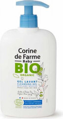 Švelnus prausiklis Corine De Farme Bio Organic Baby Cleansing Gel, 500ml цена и информация | Косметика для мам и детей | pigu.lt