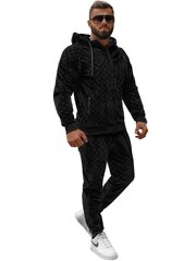 Laisvalaikio kostiumas vyrams Izor O/3A133/A135-50059, juodas цена и информация | Мужская спортивная одежда | pigu.lt