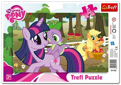 Dėlionė "Mažasis ponis" (My Little Pony) Trefl, 15 det. kaina ir informacija | Dėlionės (puzzle) | pigu.lt