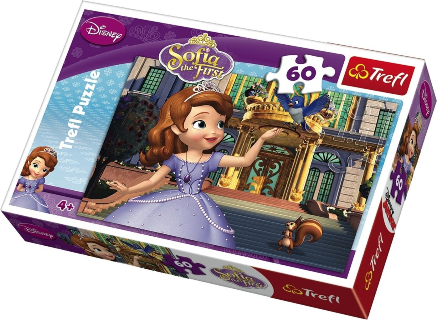 Dėlionė Trefl Sofia the First, 60 detalių kaina ir informacija | Dėlionės (puzzle) | pigu.lt