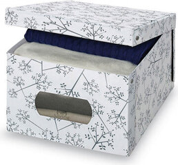 Универсальная коробка Domopak Living 916060 Белый (39 x 50 x 24 cm) цена и информация | Ящики для вещей | pigu.lt