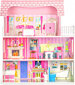 Didelis medinis lėlių namelis Ecotoys su baldais kaina ir informacija | Žaislai mergaitėms | pigu.lt
