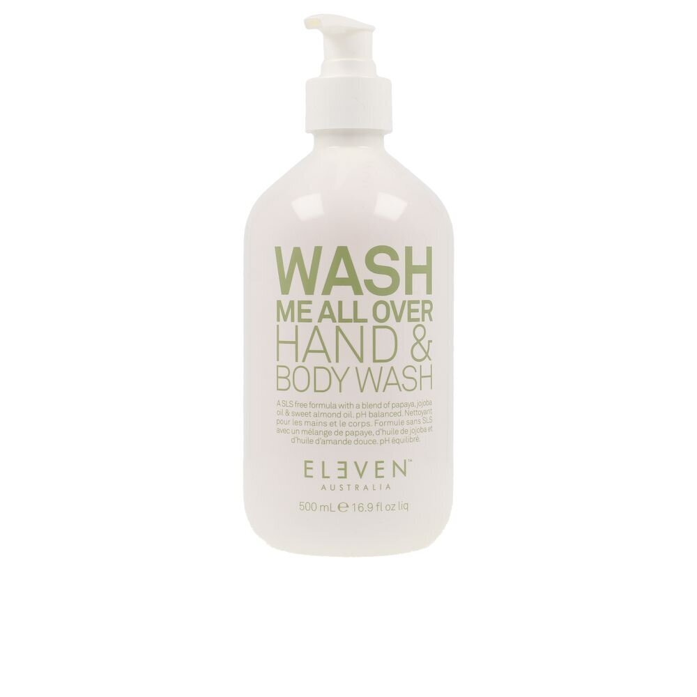 Dušo želė Eleven Australia Wash Me All Over Hand y Body Wash, 500ml kaina ir informacija | Dušo želė, aliejai | pigu.lt