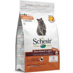 Schesir Sterilized & Light Chicken, 10kg - sausas ėdalas su vištiena sterilizuotoms ir antsvorį turinčioms katėms, Z 010004 kaina ir informacija | Sausas maistas katėms | pigu.lt