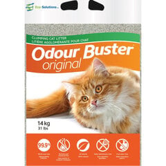 Odour Buster Original, 14 kg - cementinis smėlis su šlapimo fermentus blokuojančiu priedu, Z 240211 kaina ir informacija | Kraikas katėms | pigu.lt