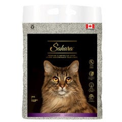 Sahara Lavender, 17 kg - levandų kvapo cementinis smėlis, Z 240072 kaina ir informacija | Kraikas katėms | pigu.lt