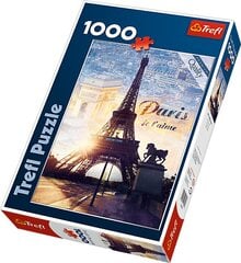 Dėlionė Puzzle "Paryžius" Trefl, 1000 det. kaina ir informacija | Dėlionės (puzzle) | pigu.lt