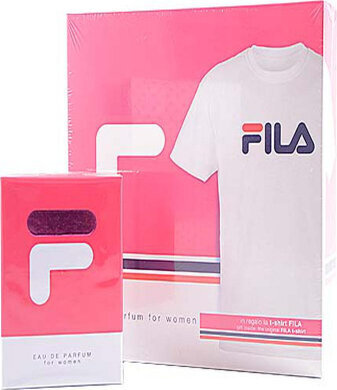 Rinkinys Fila Woman Prestige moterims: kvapusis vanduo EDP, 100 ml + marškinėliai kaina ir informacija | Kvepalai moterims | pigu.lt