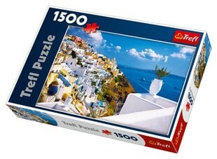 Dėlionė Trefl „Santorini" 1500 d. kaina ir informacija | Dėlionės (puzzle) | pigu.lt