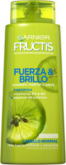 Шампунь Garnier Fructis Fuerza Brillo 690 ml цена и информация | Шампуни | pigu.lt