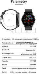 smartwatch unisex gravity gt1-4 - монитор сердечного ритма, циферблат с автоподзаводом (sg015d) цена и информация | Мужские часы | pigu.lt