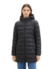 Tom Tailor удлинённая весенне-осенняя куртка для женщин, черная цена и информация | Женские куртки | pigu.lt