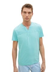 Мужская футболка Tom Tailor, бирюзового цвета цена и информация | Мужские футболки | pigu.lt
