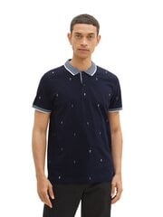 Мужская рубашка-поло Tom Tailor, темно-синий цвет цена и информация | Мужские футболки | pigu.lt