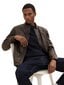 Tom Tailor vyriška odinė striukė, ruda kaina ir informacija | Vyriškos striukės | pigu.lt