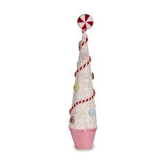 Декор Рождество Конусы пайетки Розовый Белый (23 x 106 x 23 cm) цена и информация | Рождественское украшение CA1031, 10 см | pigu.lt