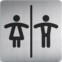 Klijuojama nuorodų lentelė WC vyrams ir moterims, 15x15cm kaina ir informacija | Kanceliarinės prekės | pigu.lt