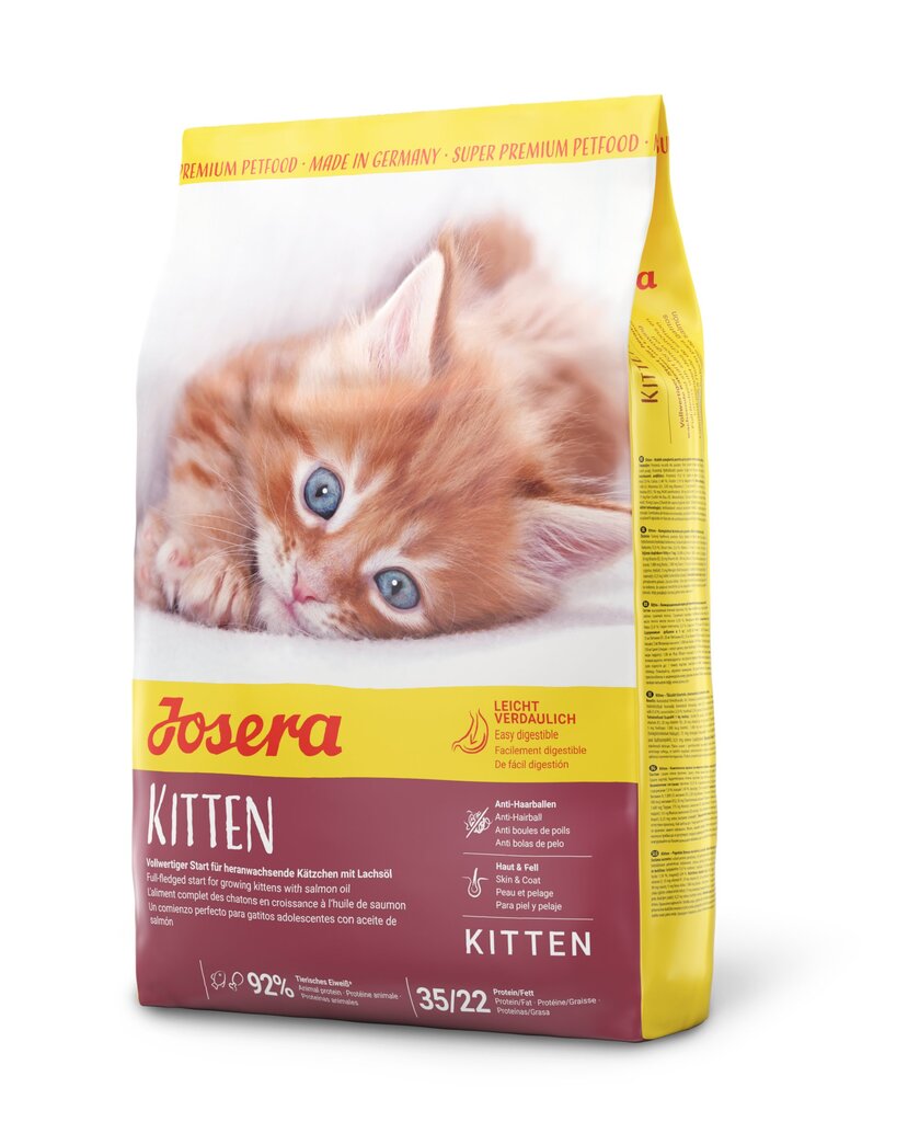 Josera augantiems kačiukams Minette/kitten, 10 kg kaina ir informacija | Sausas maistas katėms | pigu.lt