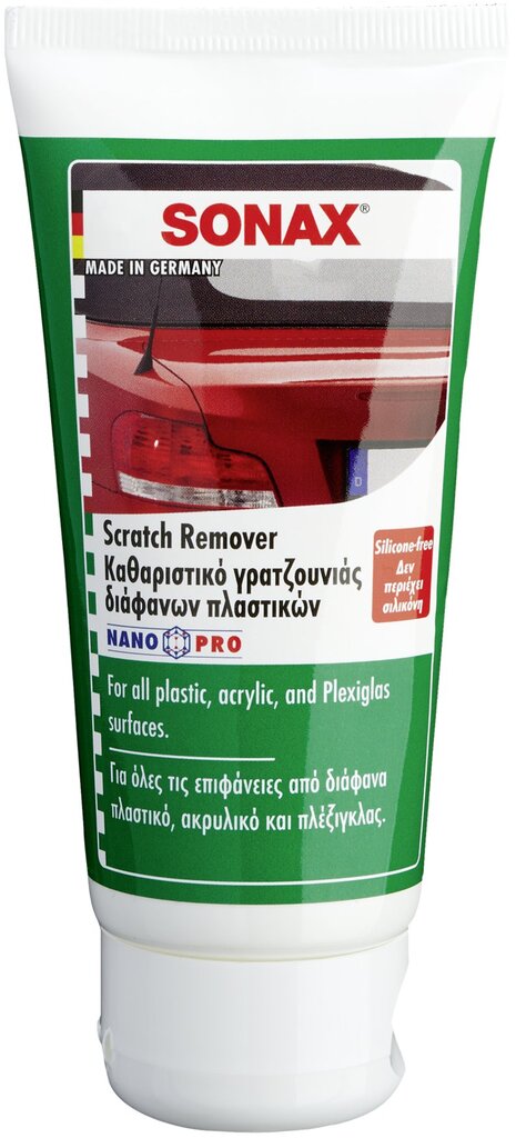 Skaidraus plastiko įbrėžimų šalinimo priemonė SONAX kaina ir informacija | Autochemija | pigu.lt