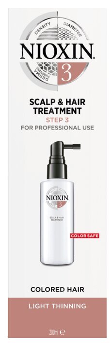 Plaukų purškiklis Nioxin System 3 Scalp Treatment Fine Hair, 100 ml kaina ir informacija | Priemonės plaukų stiprinimui | pigu.lt