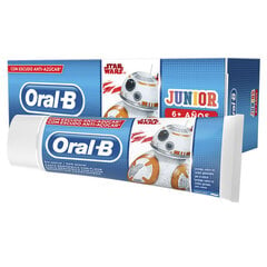 Dantų pasta vaikams Oral-B Junior Luxe Glamorous White Toothpaste, 75ml kaina ir informacija | Dantų šepetėliai, pastos | pigu.lt