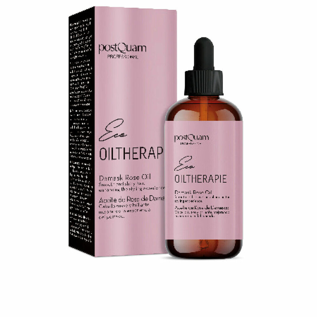 Pažeistų plaukų aliejus Postquam Eco Olitherapie Damask Rose Oil, 100 ml kaina ir informacija | Priemonės plaukų stiprinimui | pigu.lt