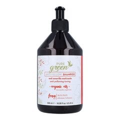 Geltonus atspalvius neutralizuojantis šampūnas Pure Green Anti Yellow Shampoo, 500 ml kaina ir informacija | Šampūnai | pigu.lt