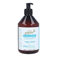 Šampūnas pažeistiems plaukams Pure Green Nutritive Shampoo, 500 ml kaina ir informacija | Šampūnai | pigu.lt