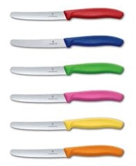 Ножи для стейков LAGUIOLE Luxury Line by STYLE DE VIE, 6 шт., черное дерево цена и информация | Ножи и аксессуары для них | pigu.lt