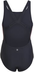 Maudymosi kostiumėlis mergaitėms Adidas, juodas kaina ir informacija | Adidas Apatinis trikotažas moterims | pigu.lt