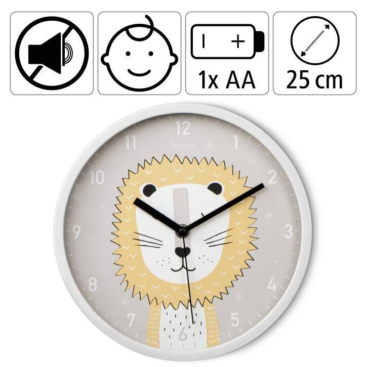 Sieninis laikrodis Lucky Lion kaina ir informacija | Laikrodžiai | pigu.lt