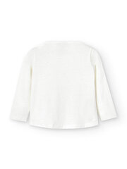 Футболка для девочки BOBOLI Off White 520235520 цена и информация | Рубашки для девочек | pigu.lt