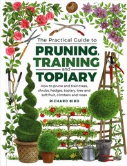 Practical Guide to Pruning, Training and Topiary: How to Prune and Train Trees, Shrubs, Hedges, Topiary, Tree and Soft Fruit, Climbers and Roses цена и информация | Книги о садоводстве | pigu.lt