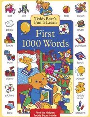 Teddy Bear's Fun to Learn First 1000 Words kaina ir informacija | Knygos mažiesiems | pigu.lt