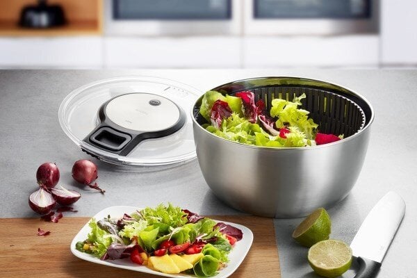 Gefu salotų džiovyklė, pilka цена и информация | Virtuvės įrankiai | pigu.lt