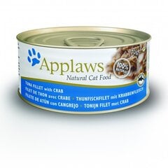 Консервы для кошек с тунцом и крабом APPLAWS, 70 г цена и информация | Applaws Товары для животных | pigu.lt