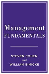 Management Fundamentals kaina ir informacija | Ekonomikos knygos | pigu.lt