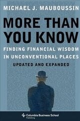 More Than You Know: Finding Financial Wisdom in Unconventional Places (Updated and Expanded) Updated and Expanded kaina ir informacija | Ekonomikos knygos | pigu.lt