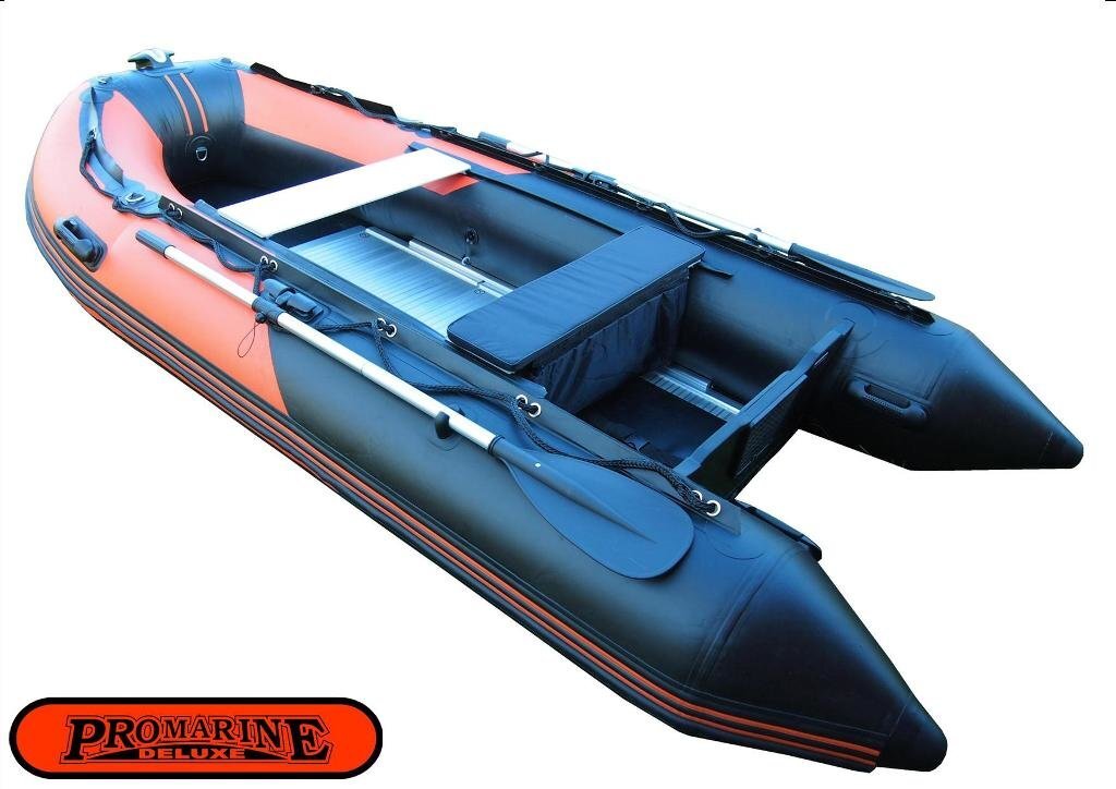 PVC valtis ProMarine Deluxe DAL320 Oranžinė/Juoda kaina ir informacija | Valtys ir baidarės | pigu.lt