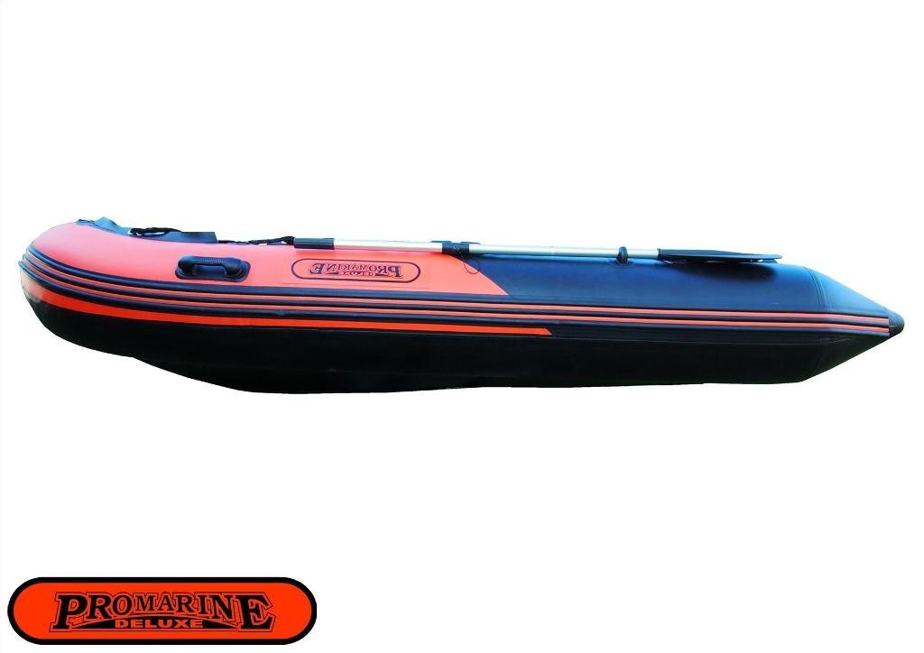 PVC valtis ProMarine Deluxe DAL320 Oranžinė/Juoda kaina ir informacija | Valtys ir baidarės | pigu.lt