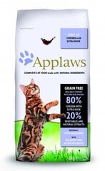 Сухой корм Applaws Dry Cat с курицей и уткой 7,5 кг цена и информация | Сухой корм для кошек | pigu.lt