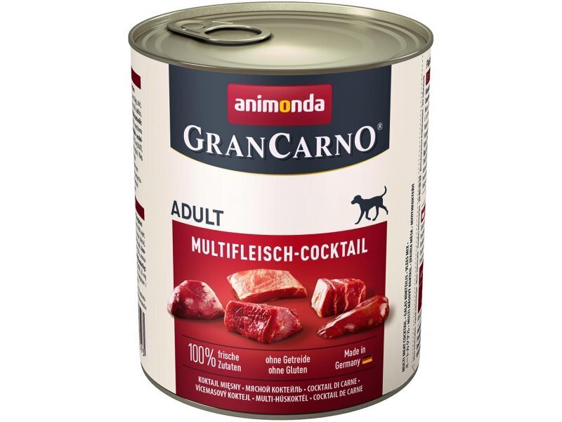 Animonda Grancarno su įvairių rūšių mėsa, 800 g kaina ir informacija | Konservai šunims | pigu.lt