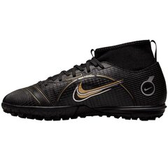 Futbolo bateliai Nike Mercurial Superfly 8 Academy TF Junior DJ2864 007, juodi kaina ir informacija | Futbolo bateliai | pigu.lt