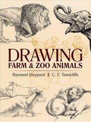 Drawing Farm and Zoo Animals цена и информация | Книги об искусстве | pigu.lt