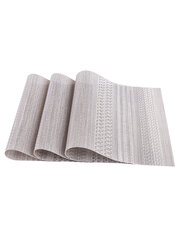 Boho stalo kilimėlis 30x45 cm, sidabrinis kaina ir informacija | Staltiesės, servetėlės | pigu.lt