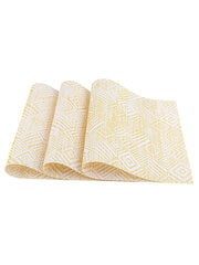 Bacardino stalo kilimėlis 30x45 cm, geltonas kaina ir informacija | Staltiesės, servetėlės | pigu.lt