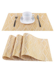 Bacardino stalo kilimėlis 30x45 cm, auksinis kaina ir informacija | Staltiesės, servetėlės | pigu.lt